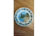Beautiful decorative porcelain plate from Trieste Italy