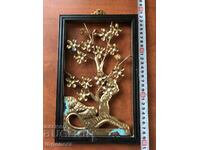 BRASS WALL PANEL OPENLET FRAME NEW