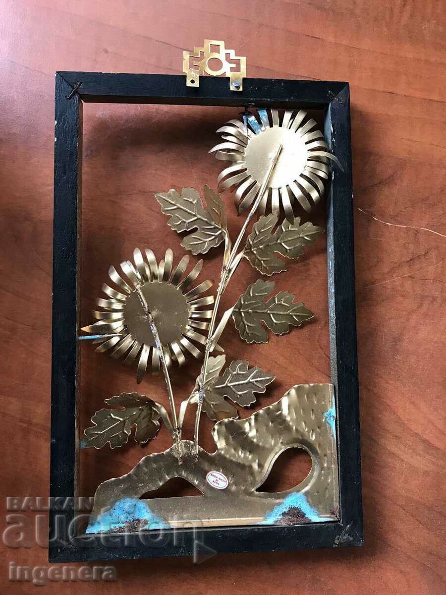 Delivery of BRASS WALL PANEL OPENLET FRAME NEW Delivery of BRASS WALL PANEL OPENLET FRAME NEW