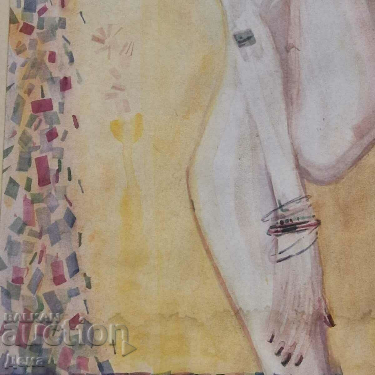 Delivery of Interesting watercolor 2002