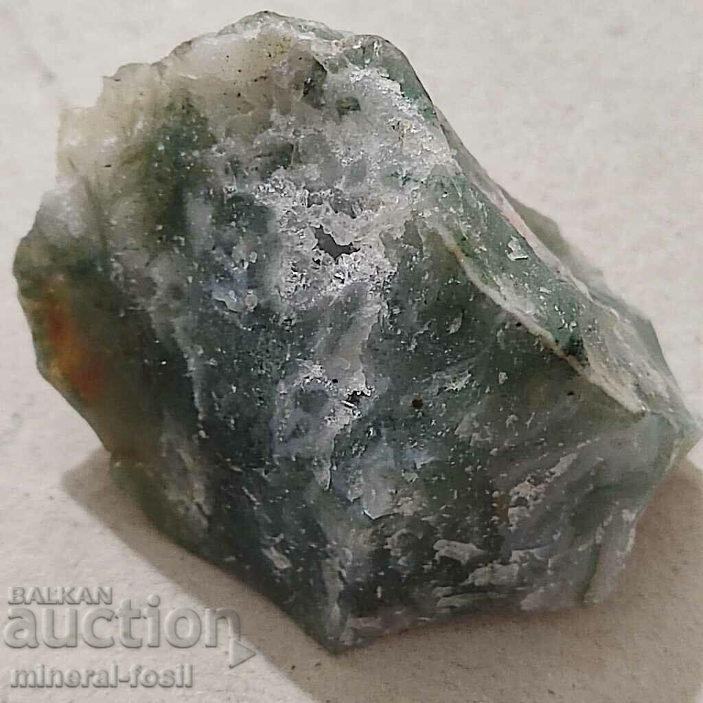 Мъхест ахат No.1 - необработен минерал