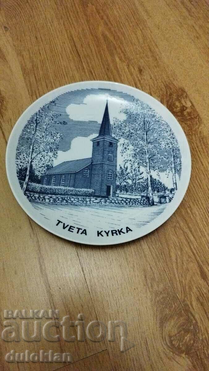 Decorative plate from Sweden