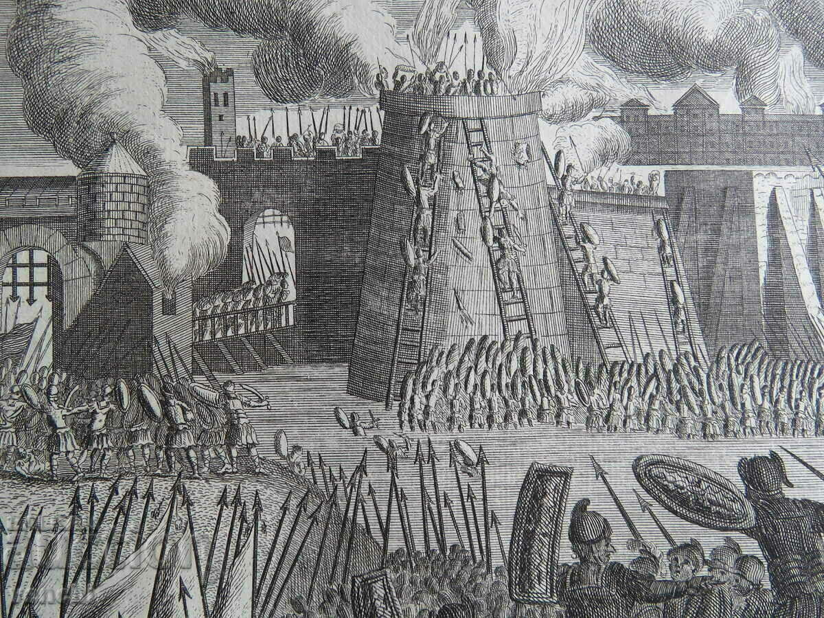Auction 1750 - ENGRAVING - SIEGE OF JERUSALEM - ORIGINAL Auction 1750 - ENGRAVING - SIEGE OF JERUSALEM - ORIGINAL