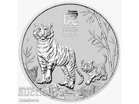 1 oz. argint lunar „Anul tigrului” 2022
