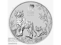 1 oz. lunar silver "Year of the Tiger" 2022