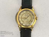 CAFOR SWISS MADE MILITARY RARE GOLD PLATED WORKS NO WARRANTY