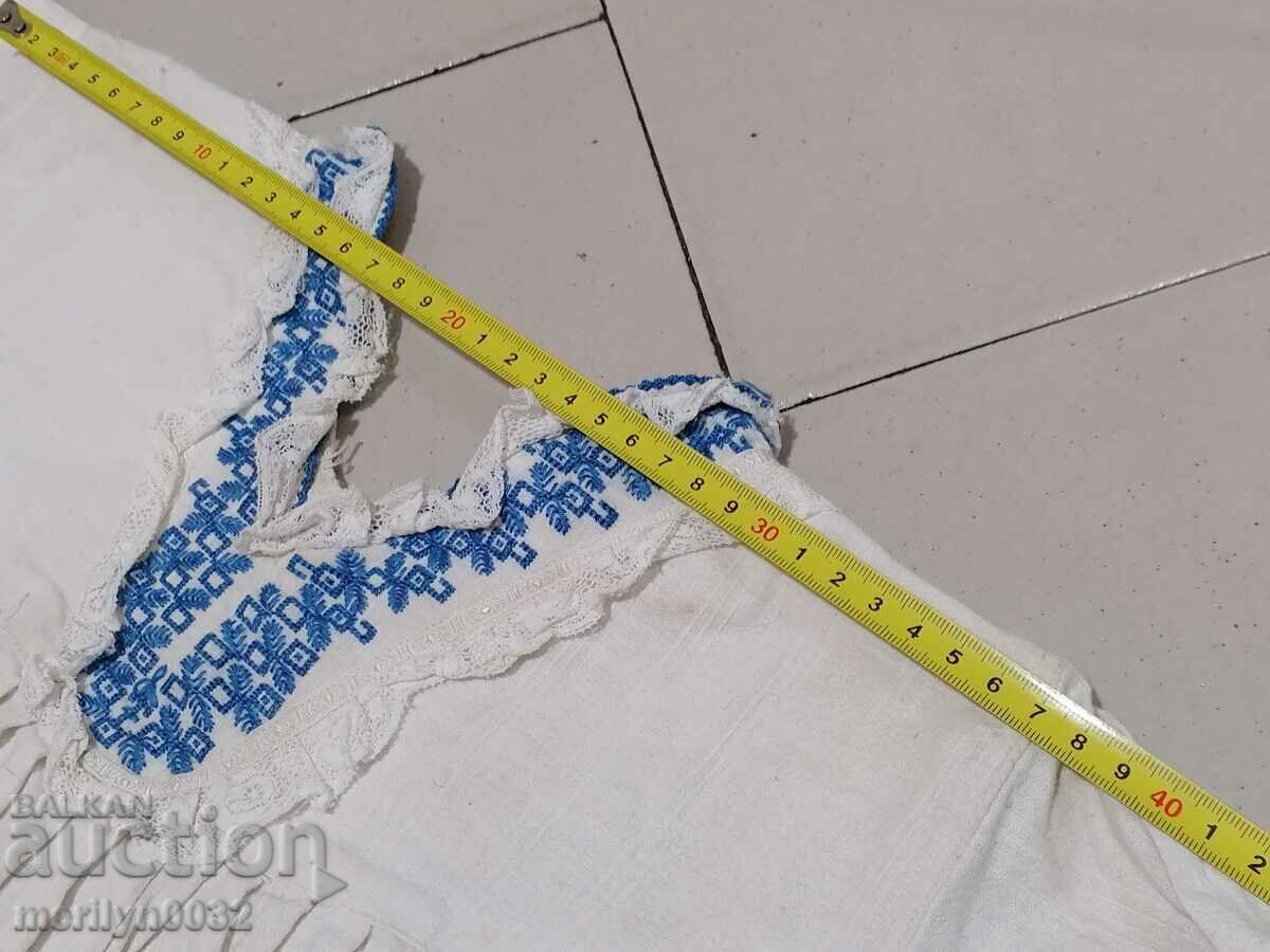 Cămașă bătrână broderie manuală chenar șezlong costum sukman - 6 Cămașă bătrână broderie manuală chenar șezlong costum sukman - 6