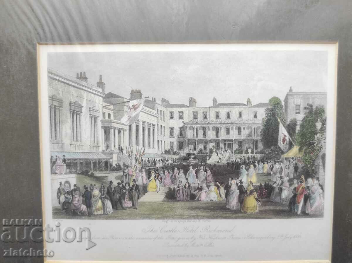 Old English engraving /9 with price 50.00 BGN | € 25.56 Old English engraving /9 with price 50.00 BGN | € 25.56