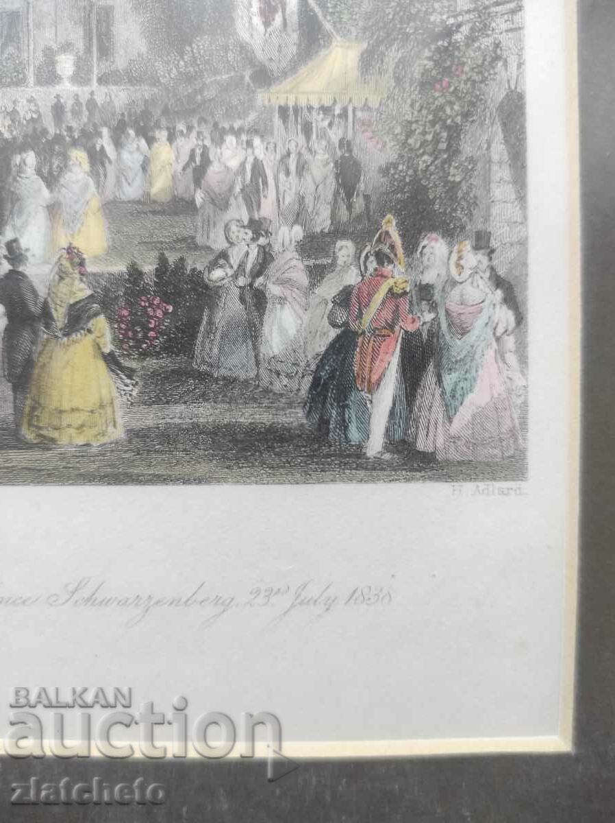 Auction Old English engraving /9 Auction Old English engraving /9