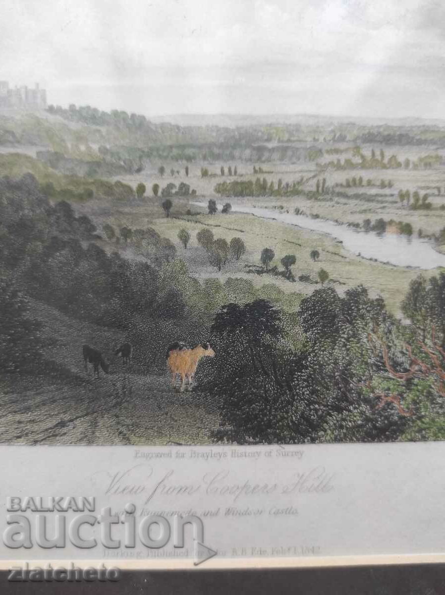 Auction Old English engraving /11 Auction Old English engraving /11