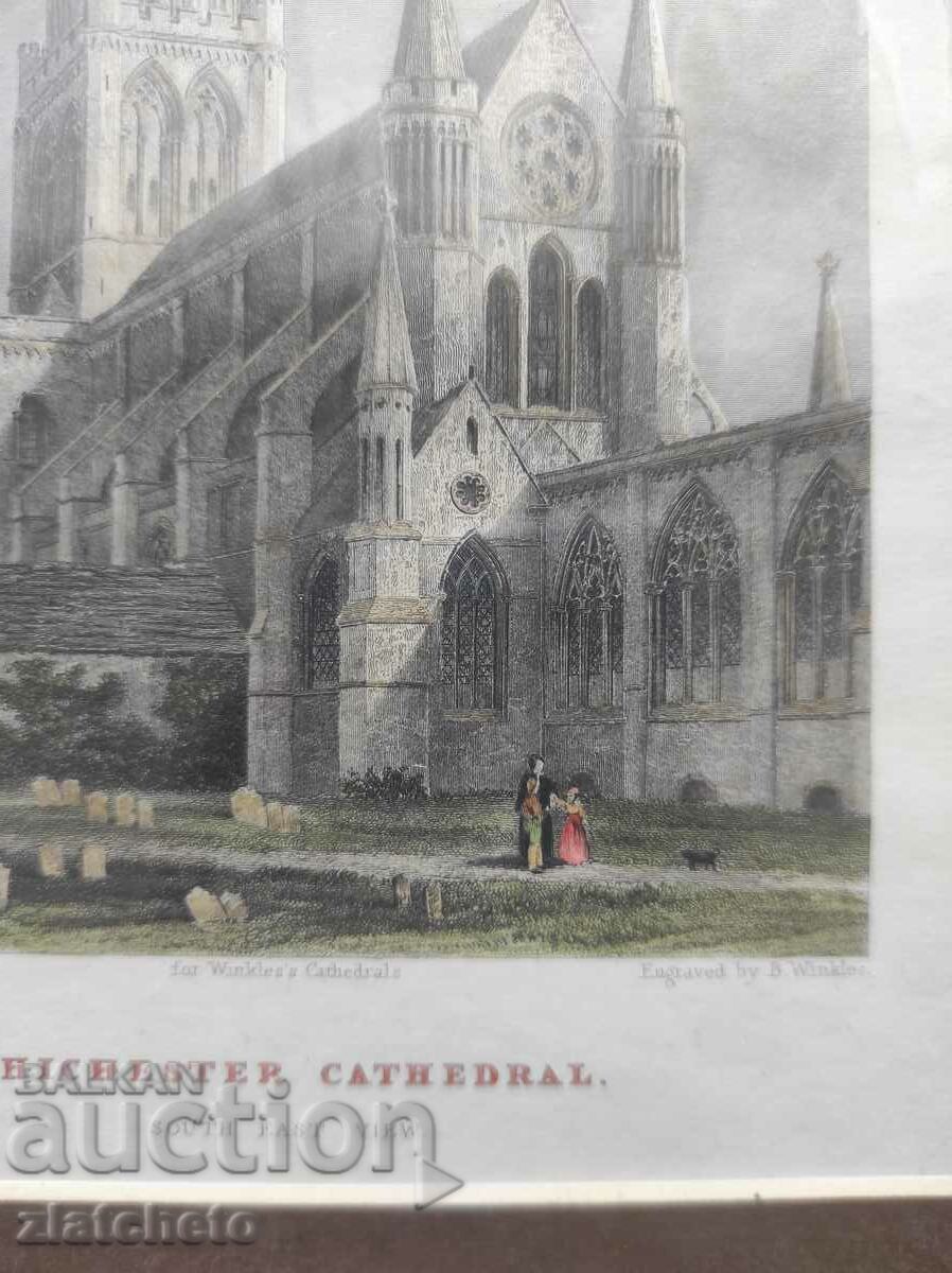 Auction Old English engraving /12 Auction Old English engraving /12