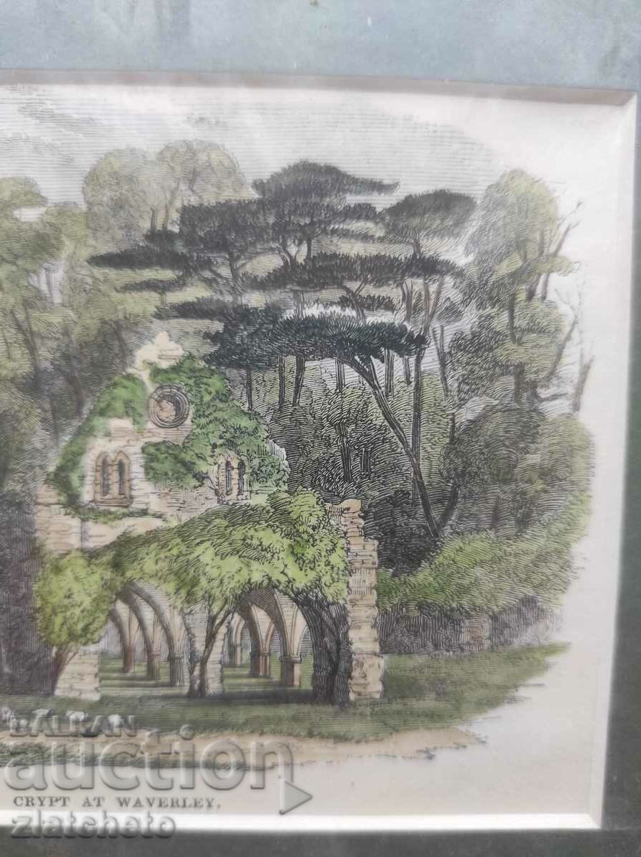 Auction Old English engraving /17 Auction Old English engraving /17