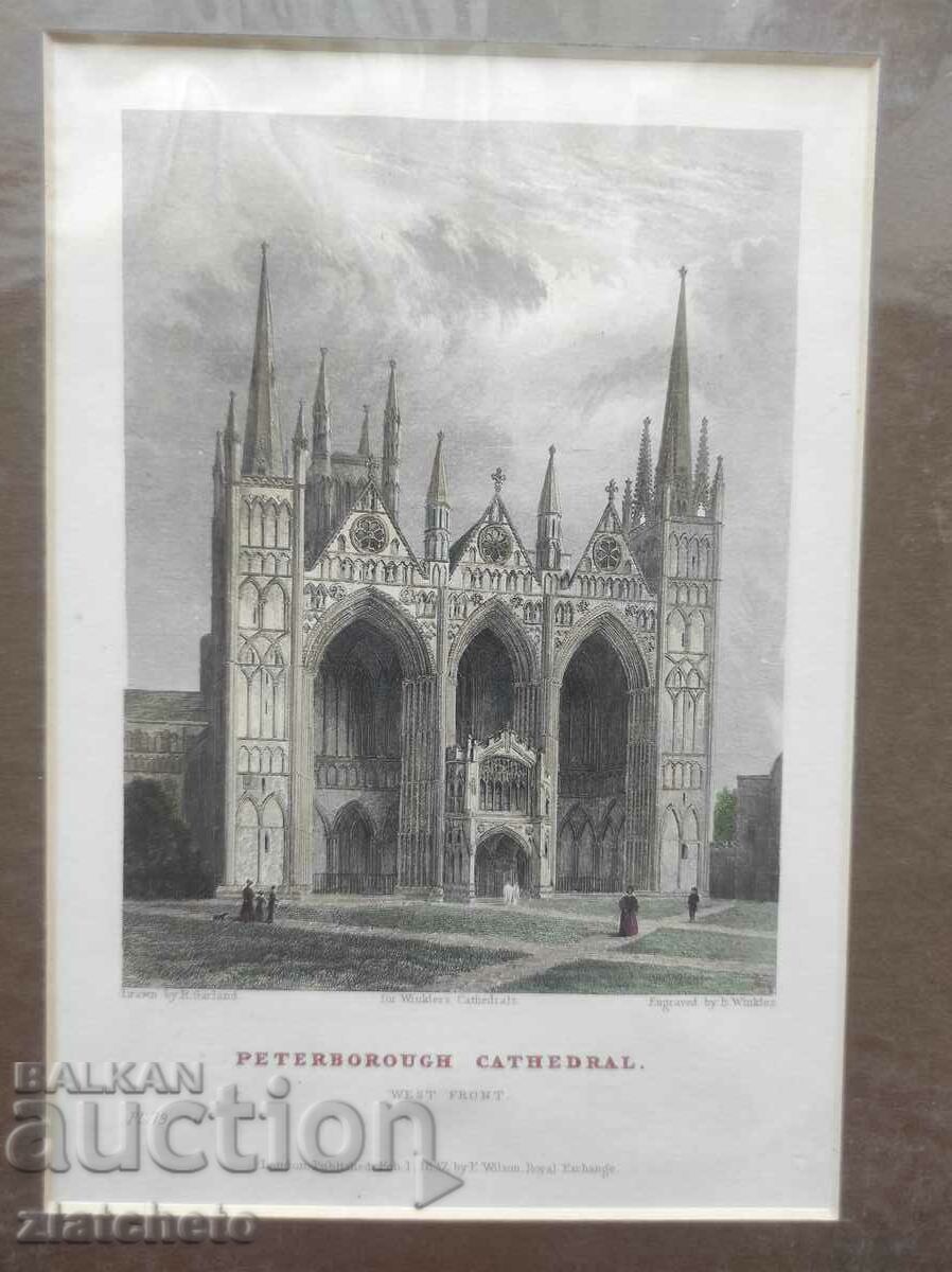 Auction Old English engraving /22 Auction Old English engraving /22