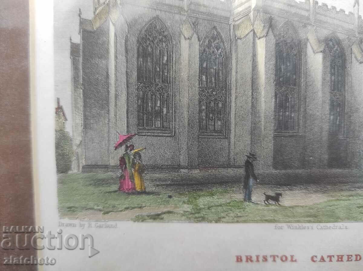 Auction Old English engraving /24 Auction Old English engraving /24