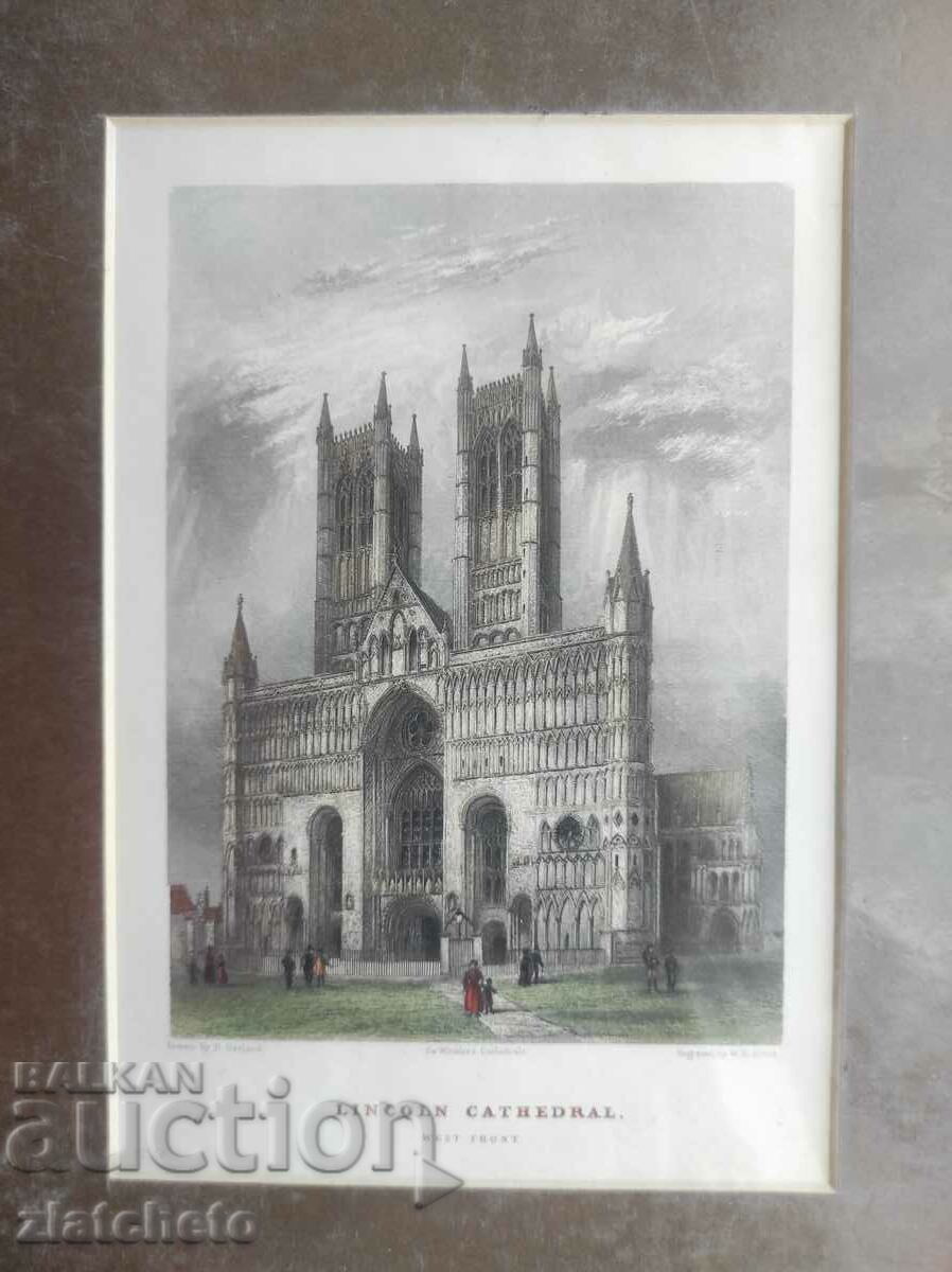 Old English engraving /26 with price 20.00 BGN | € 10.23