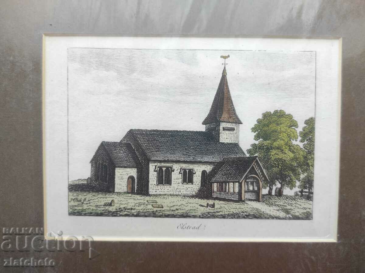 Old English engraving /27 with price 20.00 BGN | € 10.23 Old English engraving /27 with price 20.00 BGN | € 10.23