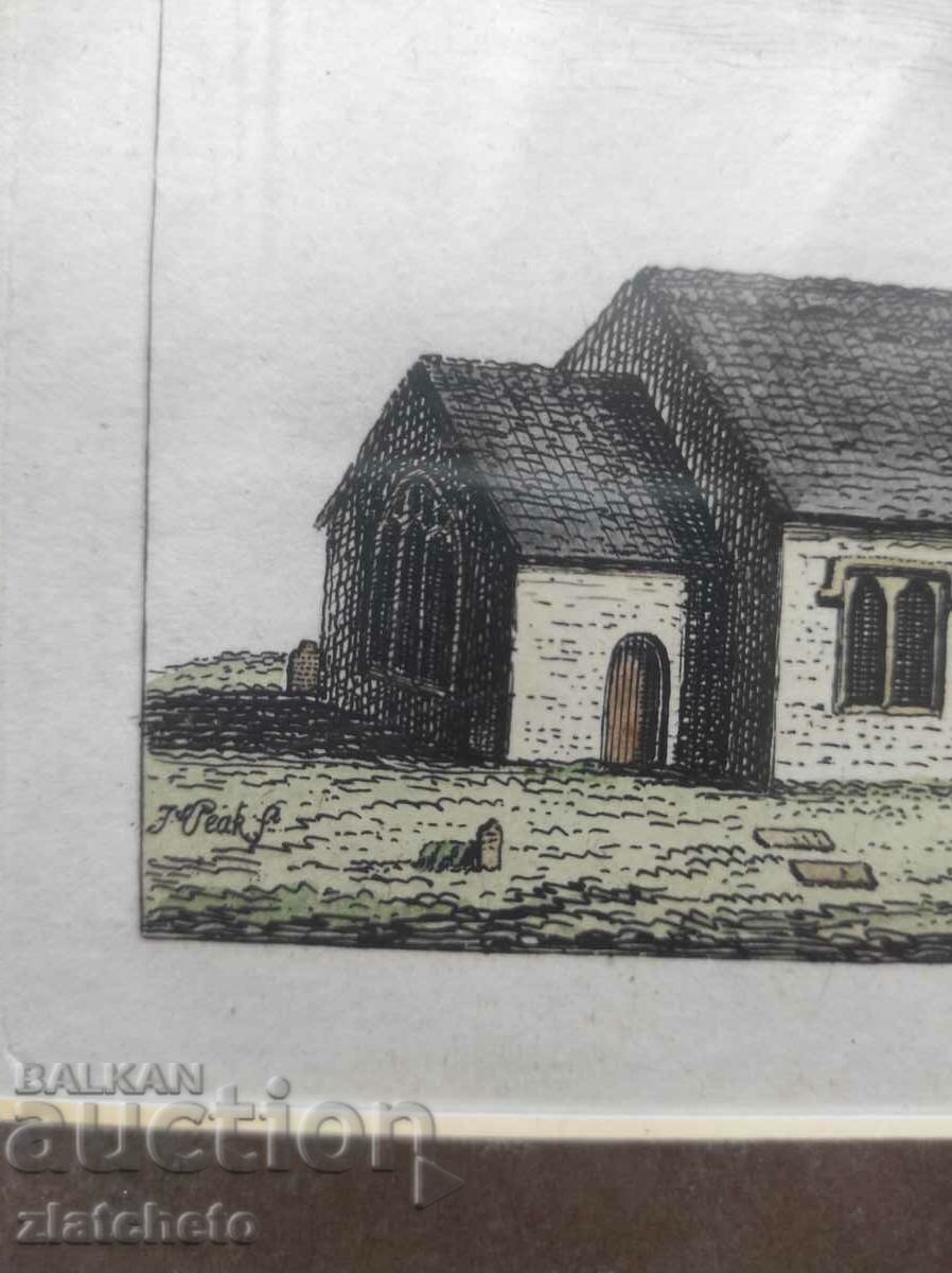 Auction Old English engraving /27 Auction Old English engraving /27