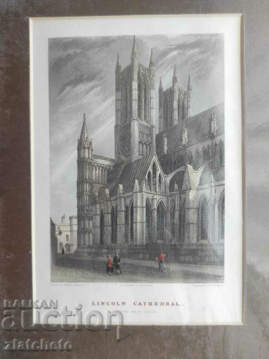 Old English engraving /28 with price 20.00 BGN | € 10.23 Old English engraving /28 with price 20.00 BGN | € 10.23