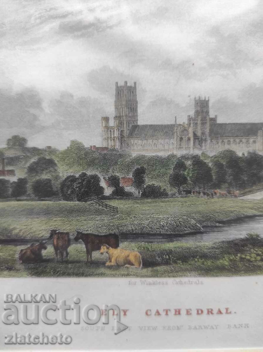 Auction Old English engraving /30 Auction Old English engraving /30