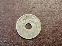 1933 Tunisia 5 centimes