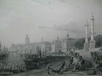 old engraving 19th century France Bordeaux
