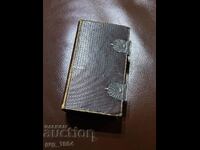 Biblia veche 1839 agrafe de argint