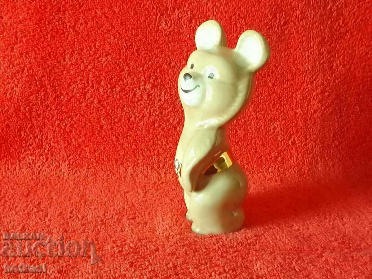 Παλιά πορσελάνινη φιγούρα Misha Bear Olympics Moscow 80 gilt με τιμή 85.50 BGN | € 43.72 Παλιά πορσελάνινη φιγούρα Misha Bear Olympics Moscow 80 gilt με τιμή 85.50 BGN | € 43.72