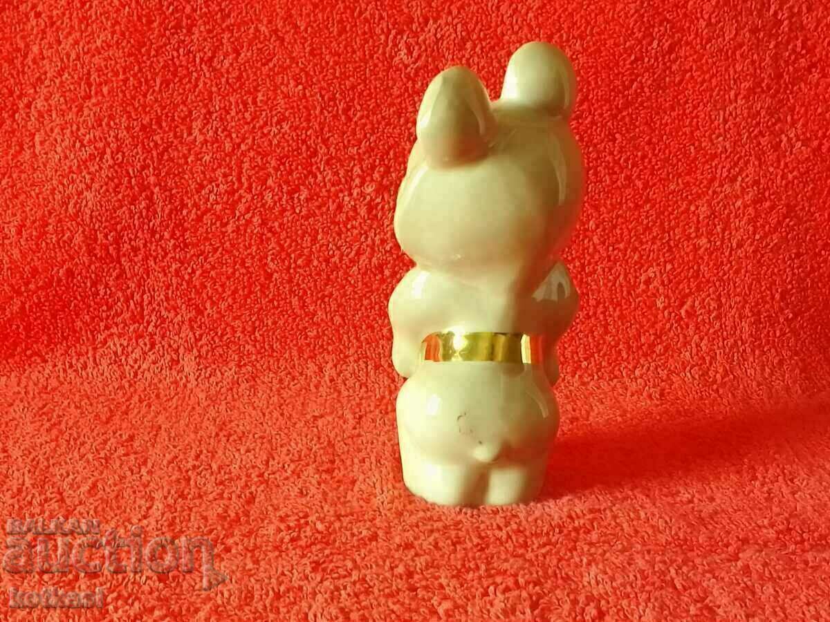 Δημοπρασία Παλιά πορσελάνινη φιγούρα Misha Bear Olympics Moscow 80 gilt Δημοπρασία Παλιά πορσελάνινη φιγούρα Misha Bear Olympics Moscow 80 gilt