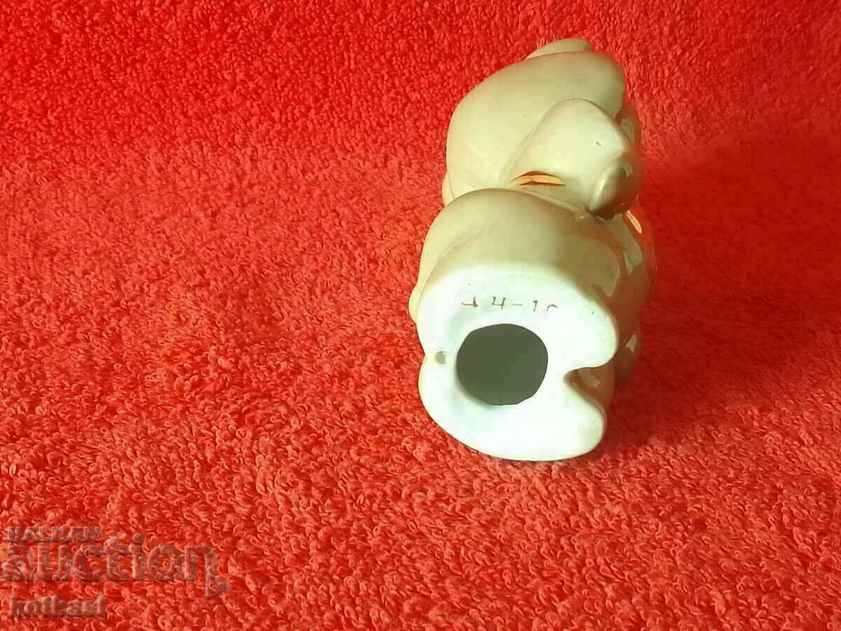 Παλιά πορσελάνινη φιγούρα Misha Bear Olympics Moscow 80 gilt - 6 Παλιά πορσελάνινη φιγούρα Misha Bear Olympics Moscow 80 gilt - 6