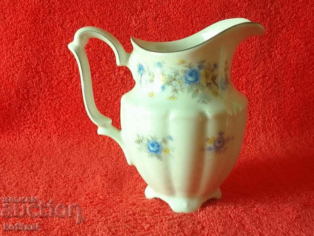 Auction Old Porcelain Jug Latierra Carl Tisch C. T. Auction Old Porcelain Jug Latierra Carl Tisch C. T.
