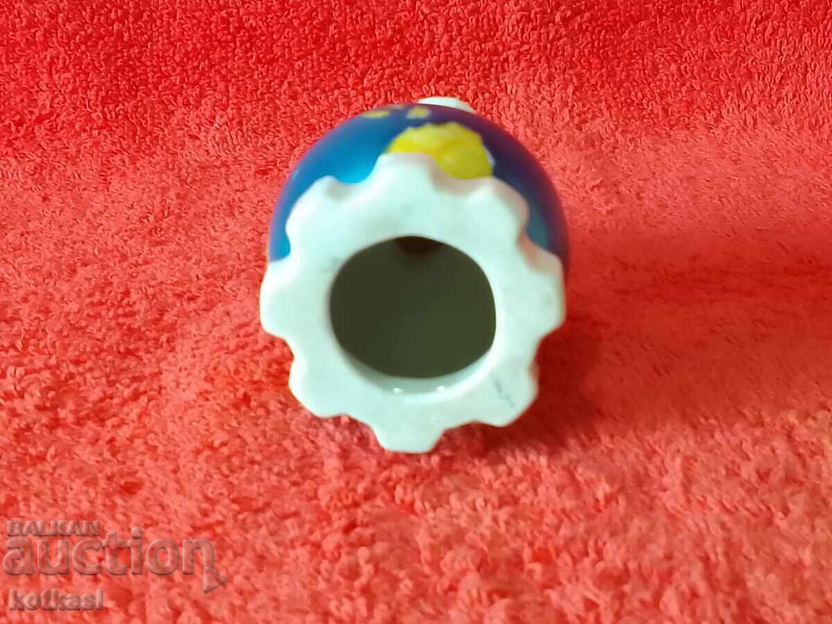 Old porcelain figure White Dove on Globe Globe - 7 Old porcelain figure White Dove on Globe Globe - 7