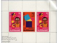 1972. Суринам. Благосъстоянието на децата. Блок.