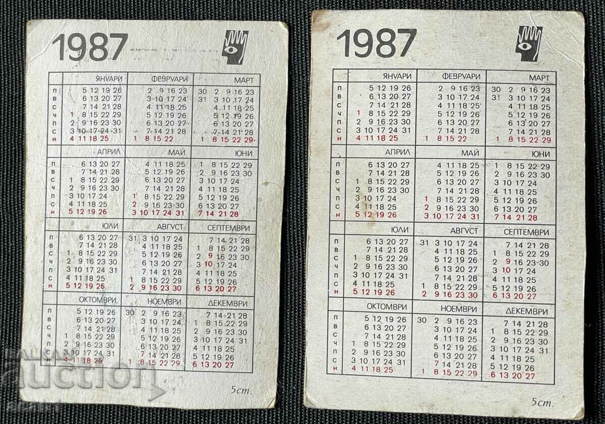 Calendars with Retro Phones '87 with price 2.99 BGN | € 1.53
