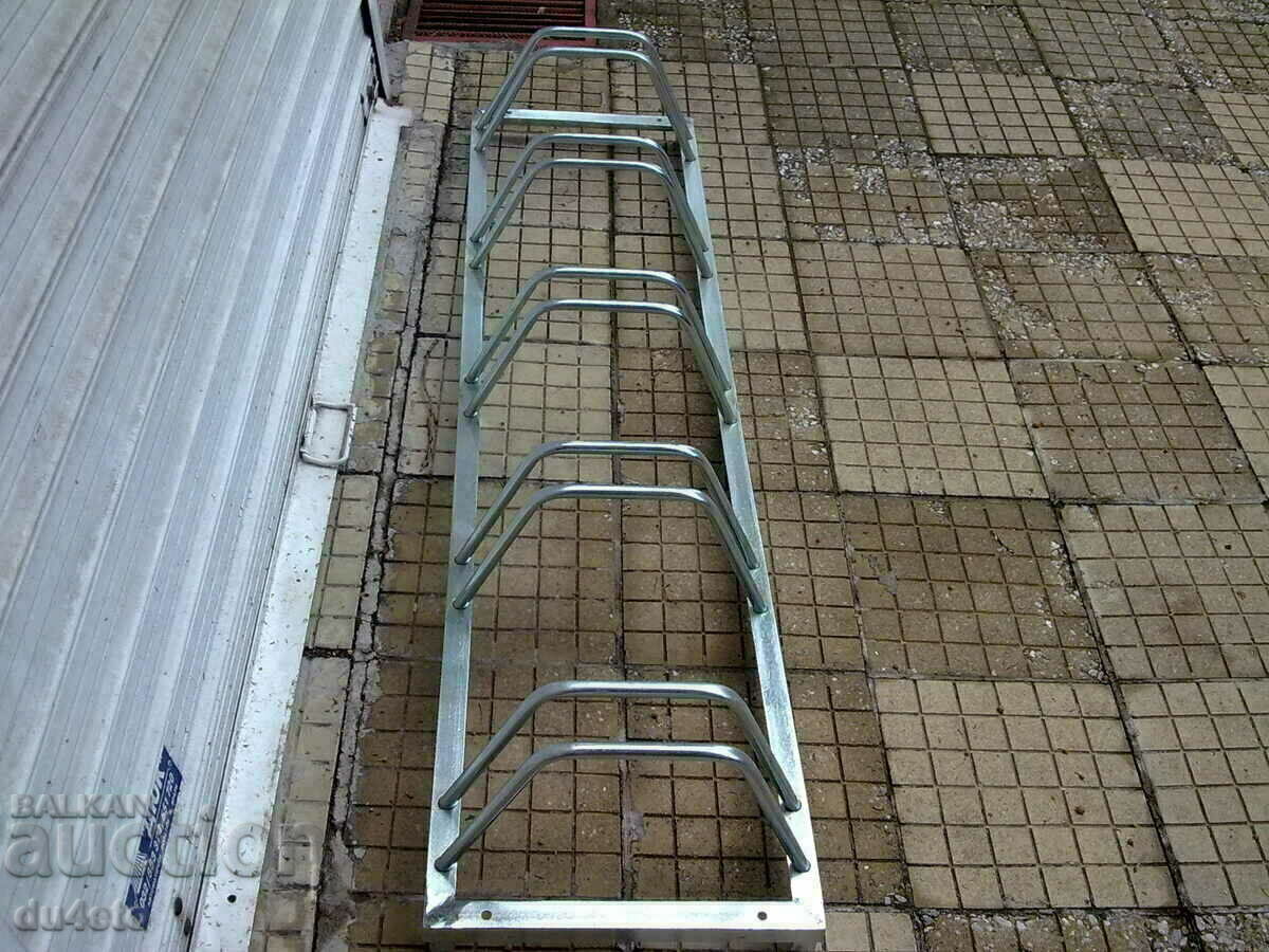 Parking stand for 3 or 5 wheels, the bicycle galvanized with price 85.00 BGN | € 43.46