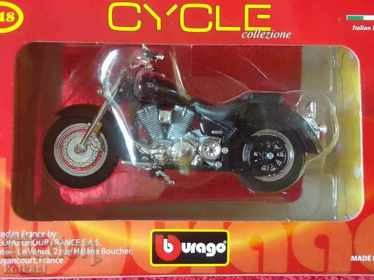 Auction Old burago model YAMAHA Road Star 1/18 motor in box Auction Old burago model YAMAHA Road Star 1/18 motor in box