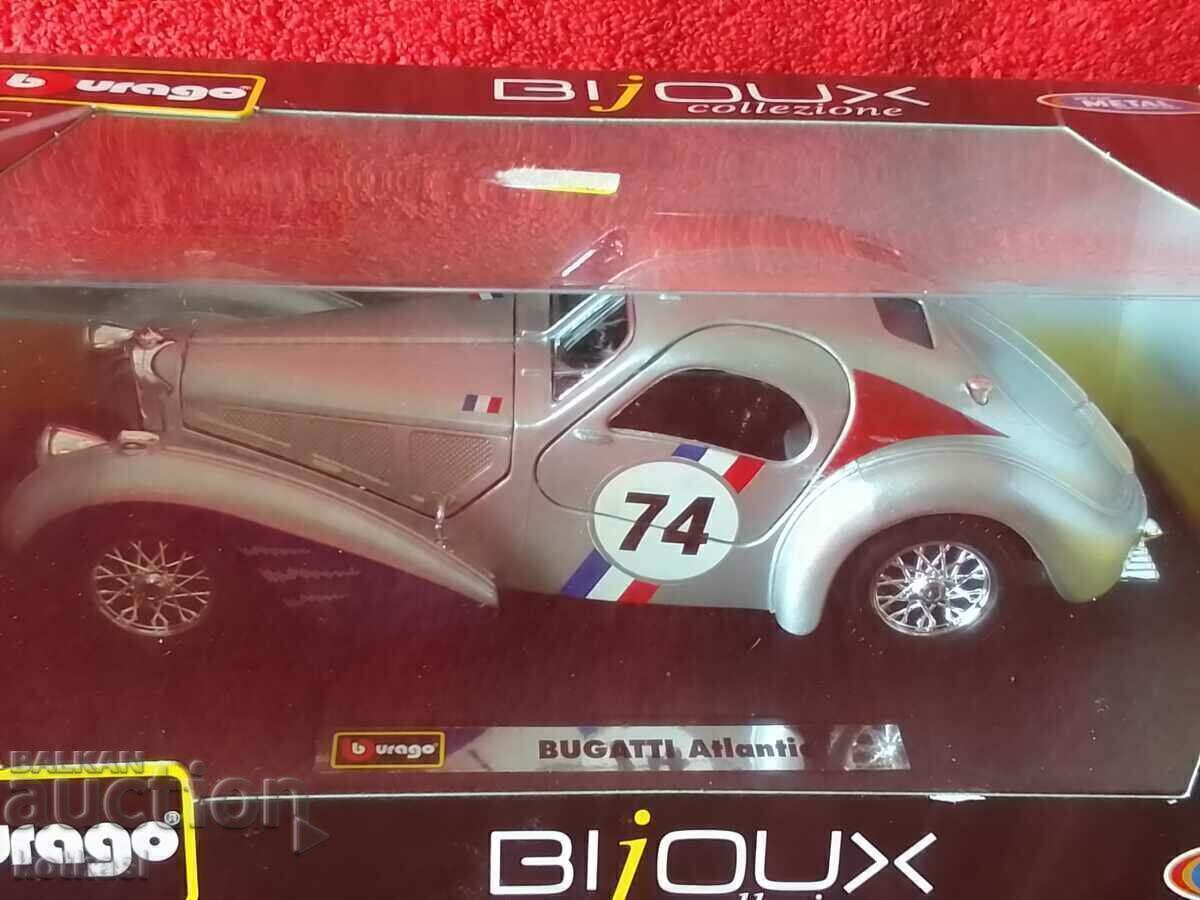 Old model car burago BUGATTI Atlantic 1/24 in box with price 85.00 BGN | € 43.46