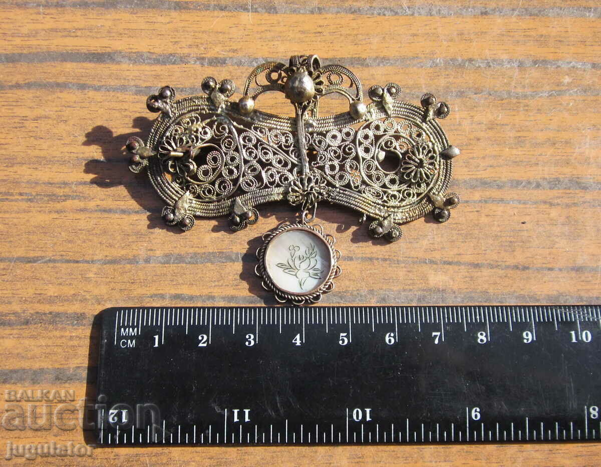 Bulgarian Renaissance folklore silver jewelry filigree - 7 Bulgarian Renaissance folklore silver jewelry filigree - 7