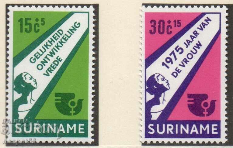 1975. Суринам. Международна година на жената.