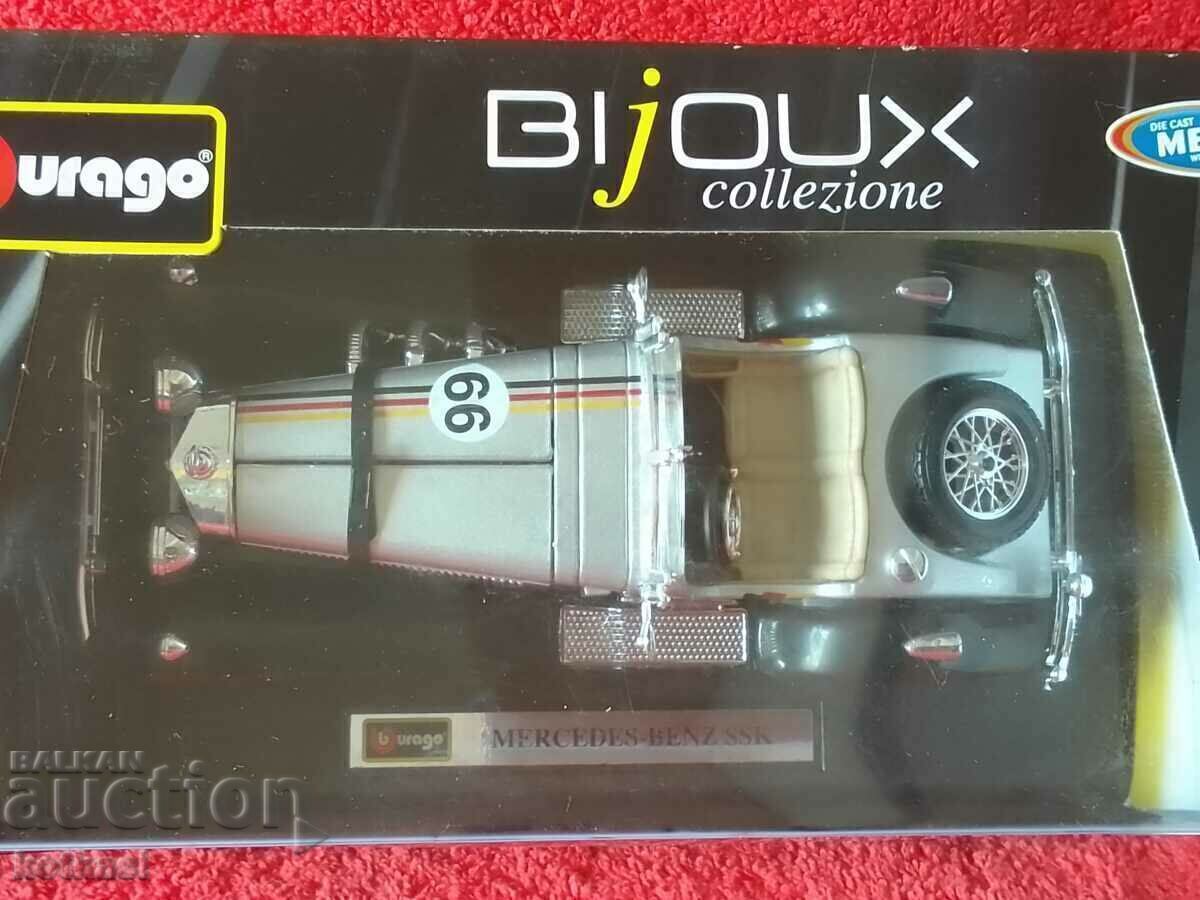 Auction Old model car burago MERCEDES - BENZ SSK 1/24 in a box Auction Old model car burago MERCEDES - BENZ SSK 1/24 in a box