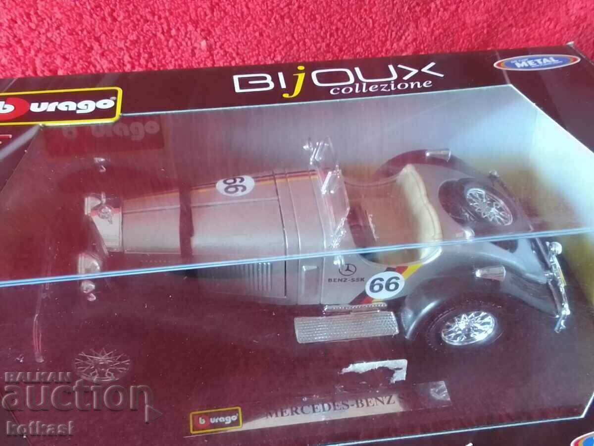 Delivery of Old model car burago MERCEDES - BENZ SSK 1/24 in a box Delivery of Old model car burago MERCEDES - BENZ SSK 1/24 in a box