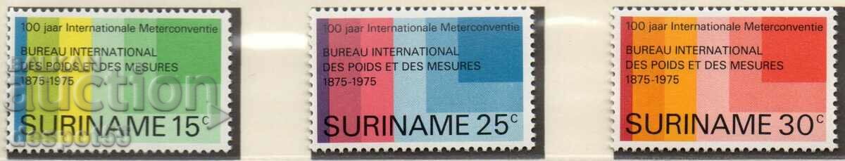 1975. Suriname. The 100th Anniversary of the Meter Convention.