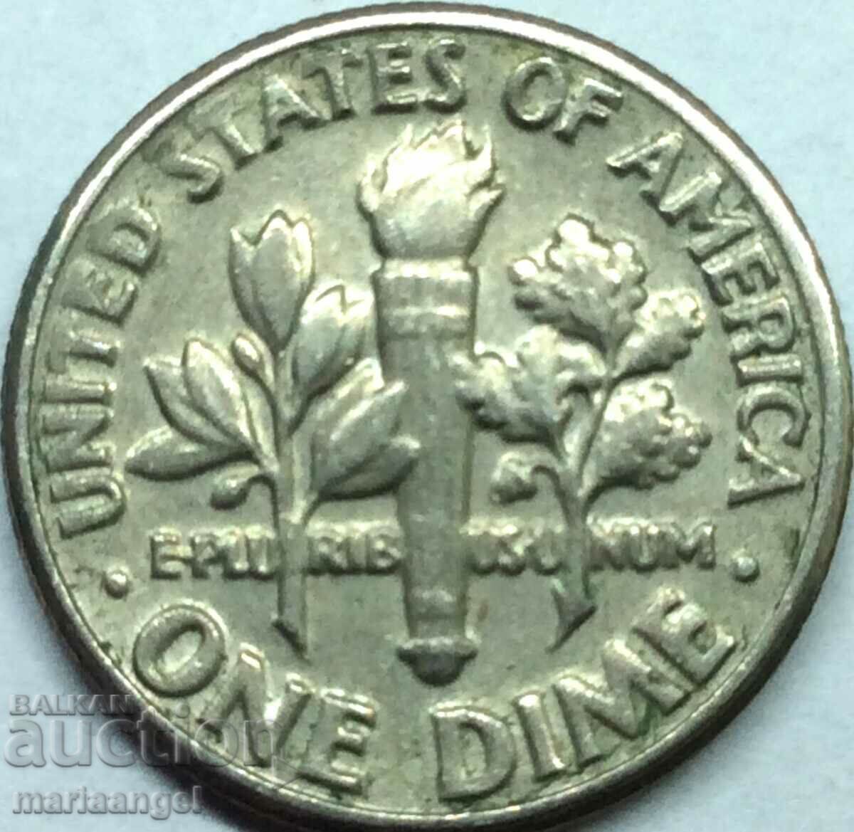 SUA 1 dime 1984 10 cenți