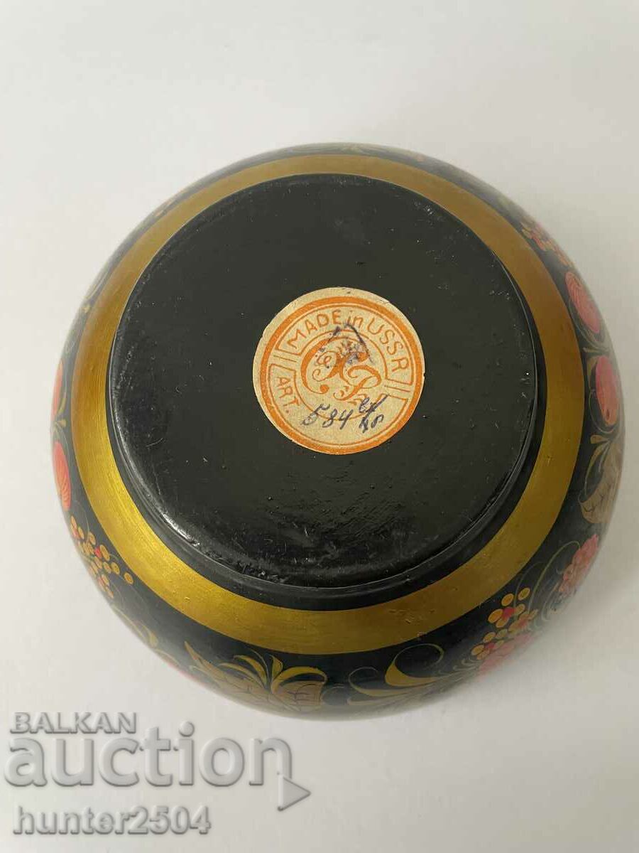 Auction Bowl-17/8 cm, USSR Auction Bowl-17/8 cm, USSR