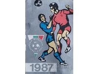Calendar Bulgarian Football Union 1987