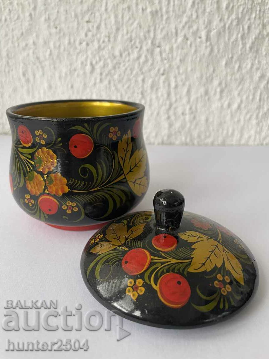 Bowl with lid - 11/8 cm, cm, USSR with price 34.95 BGN | € 17.87