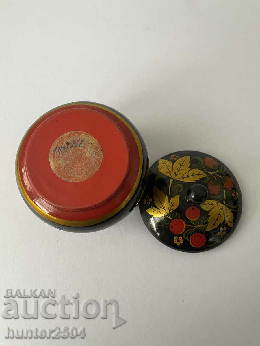 Delivery of Bowl with lid - 11/8 cm, cm, USSR