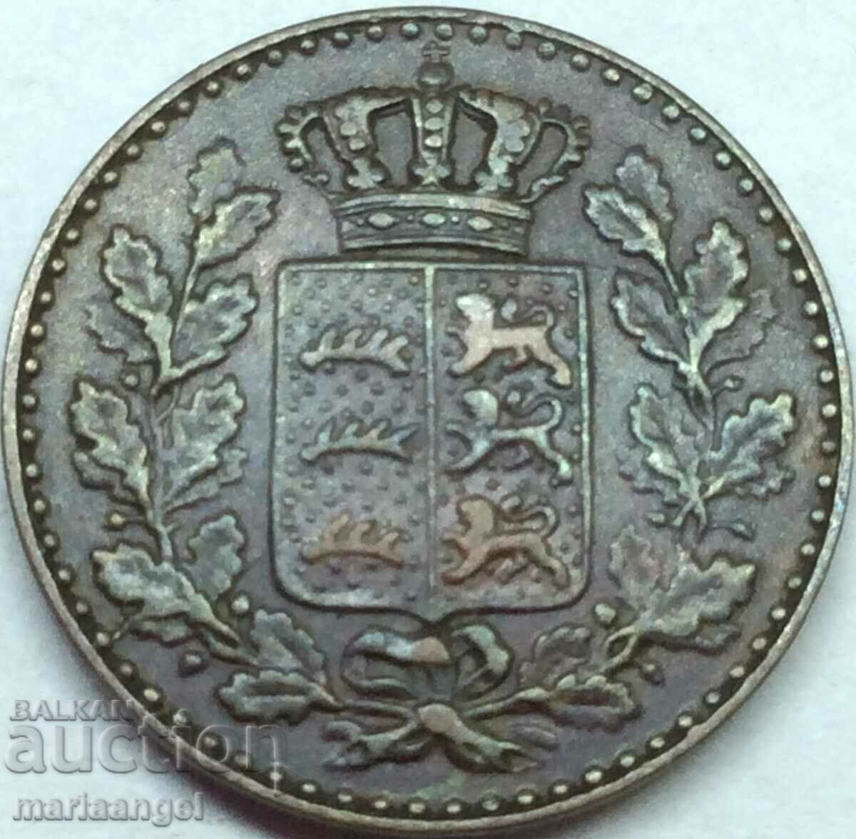 1/2 Kreuzer 1870 Württemberg Germany