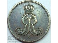 1 pfennig 1860 Γερμανία Ανόβερο