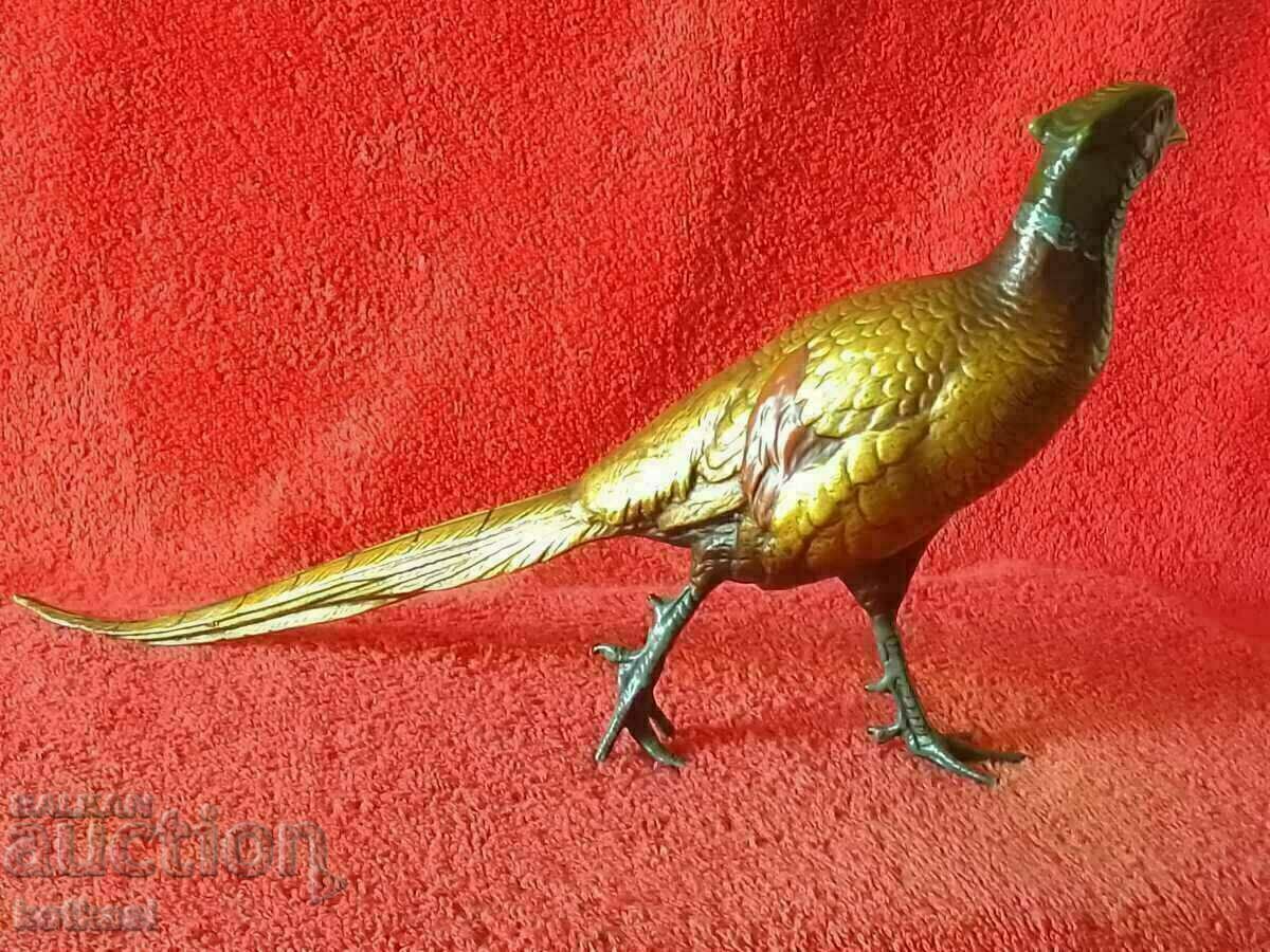 Delivery of Viennese bronze marked FX Bergman 1861-1936 Golden Pheasant Delivery of Viennese bronze marked FX Bergman 1861-1936 Golden Pheasant