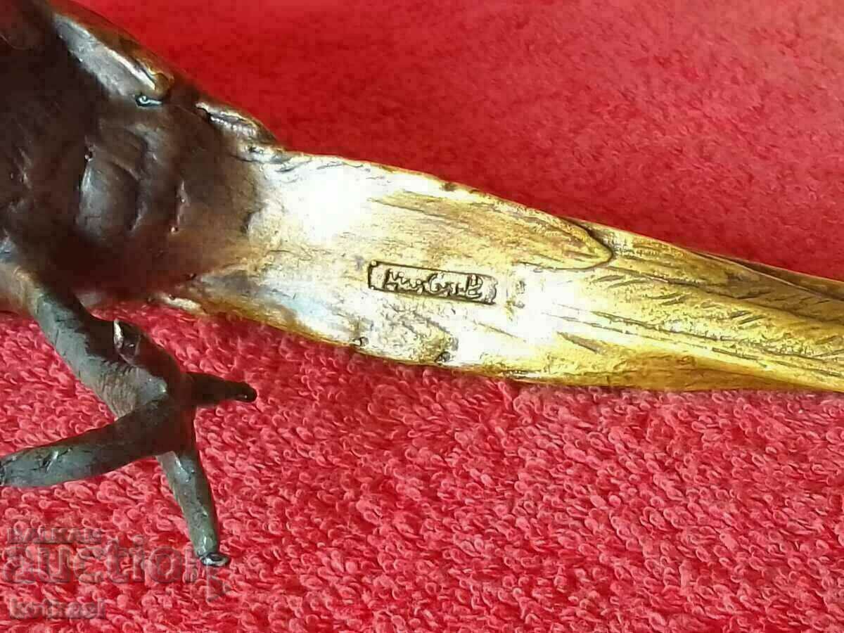 Viennese bronze marked FX Bergman 1861-1936 Golden Pheasant - 7 Viennese bronze marked FX Bergman 1861-1936 Golden Pheasant - 7